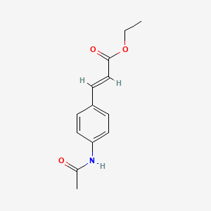 Ethyl (2E)-3-(4-acetamidophenyl)prop-2-enoate