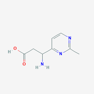 3-Amino-3-(2-methylpyrimidin-4-yl)propanoic acid