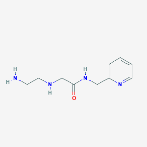 2-[(2-Aminoethyl)amino]-N-(pyridin-2-ylmethyl)acetamide