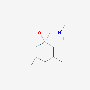 [(1-Methoxy-3,3,5-trimethylcyclohexyl)methyl](methyl)amine