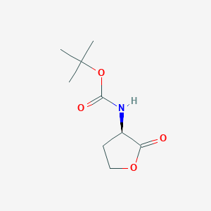 molecular formula C9H15NO4 B1331622 Boc-D-Homoserine lactone CAS No. 67198-86-1