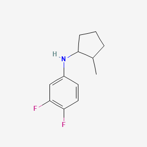 3,4-difluoro-N-(2-methylcyclopentyl)aniline