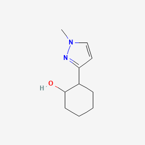 2-(1-Methyl-1H-pyrazol-3-yl)cyclohexan-1-ol