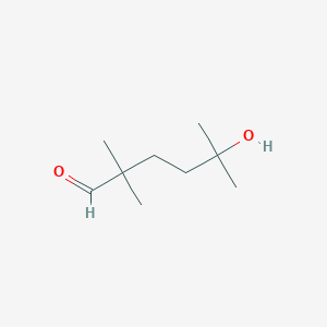 5-Hydroxy-2,2,5-trimethylhexanal