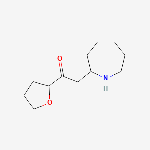 2-(Azepan-2-yl)-1-(oxolan-2-yl)ethan-1-one