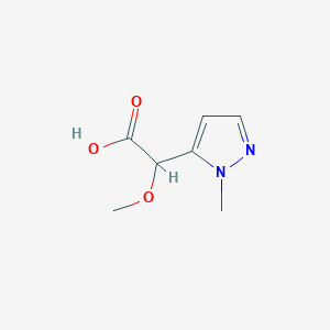 2-Methoxy-2-(1-methyl-1H-pyrazol-5-yl)acetic acid