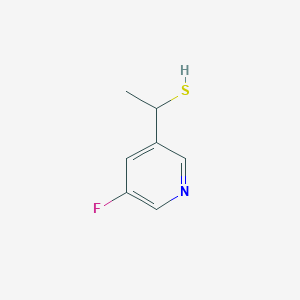 1-(5-Fluoropyridin-3-yl)ethane-1-thiol