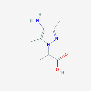 2-(4-amino-3,5-dimethyl-1H-pyrazol-1-yl)butanoic acid