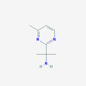 2-(4-Methylpyrimidin-2-yl)propan-2-amine