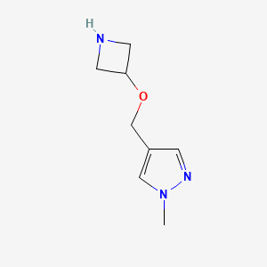 4-[(azetidin-3-yloxy)methyl]-1-methyl-1H-pyrazole