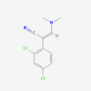 molecular formula C11H10Cl2N2 B1331651 2-(2,4-二氯苯基)-3-(二甲氨基)-丙烯腈 CAS No. 339009-45-9