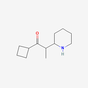 1-Cyclobutyl-2-(piperidin-2-yl)propan-1-one