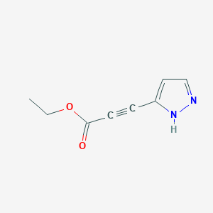 Ethyl 3-(1H-pyrazol-3-yl)propiolate