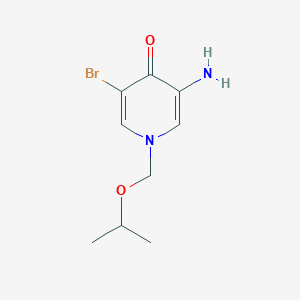 3-Amino-5-bromo-1-[(propan-2-yloxy)methyl]-1,4-dihydropyridin-4-one