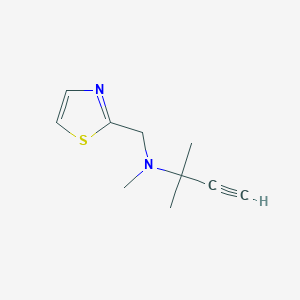 Methyl(2-methylbut-3-yn-2-yl)[(1,3-thiazol-2-yl)methyl]amine