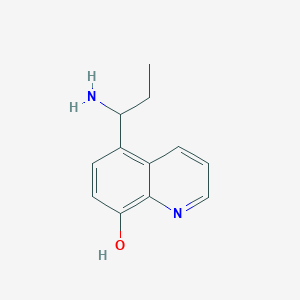 5-(1-Aminopropyl)quinolin-8-OL