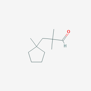 2,2-Dimethyl-3-(1-methylcyclopentyl)propanal