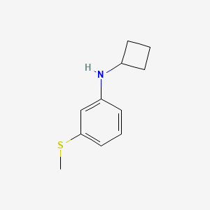 N-cyclobutyl-3-(methylsulfanyl)aniline