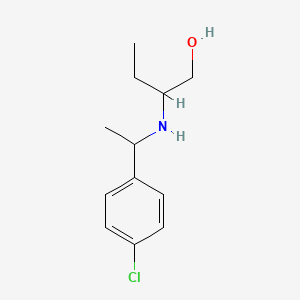 2-{[1-(4-Chlorophenyl)ethyl]amino}butan-1-ol