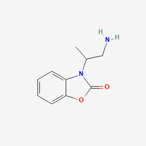 3-(1-Aminopropan-2-yl)-2,3-dihydro-1,3-benzoxazol-2-one