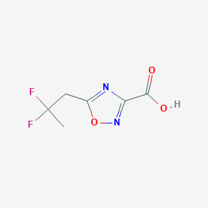 5-(2,2-Difluoropropyl)-1,2,4-oxadiazole-3-carboxylic acid