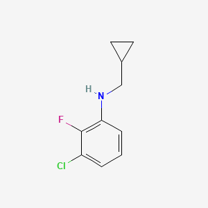 3-chloro-N-(cyclopropylmethyl)-2-fluoroaniline