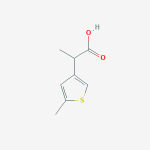 2-(5-Methylthiophen-3-yl)propanoic acid