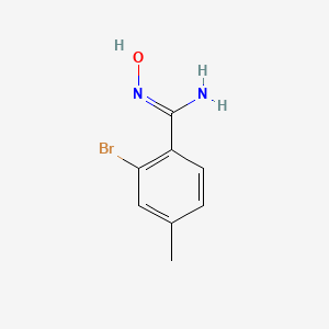 (Z)-2-Bromo-N'-hydroxy-4-methylbenzene-1-carboximidamide