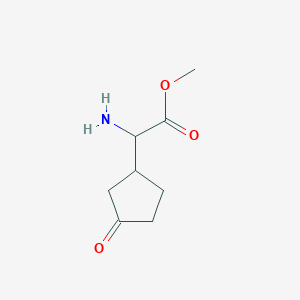 Methyl 2-amino-2-(3-oxocyclopentyl)acetate