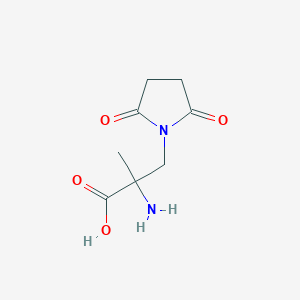 2-Amino-3-(2,5-dioxopyrrolidin-1-yl)-2-methylpropanoic acid