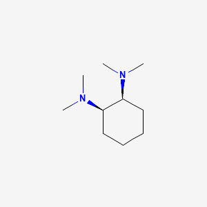 molecular formula C10H22N2 B13316951 cis-N1,N1,N2,N2-Tetramethylcyclohexane-1,2-diamine CAS No. 46026-77-1