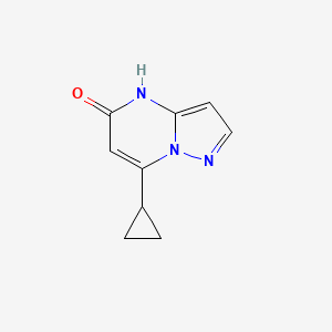 7-Cyclopropyl-4H,5H-pyrazolo[1,5-a]pyrimidin-5-one