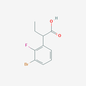 2-(3-Bromo-2-fluorophenyl)butanoic acid