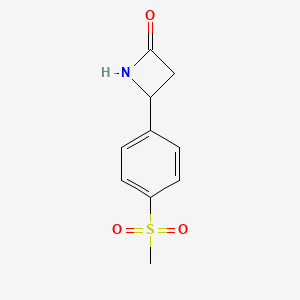 4-(4-Methanesulfonylphenyl)azetidin-2-one