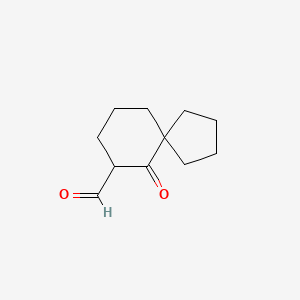 6-Oxospiro[4.5]decane-7-carbaldehyde