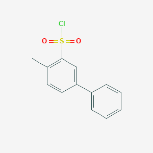 2-Methyl-5-phenylbenzene-1-sulfonyl chloride