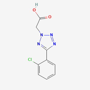 molecular formula C9H7ClN4O2 B1331713 [5-(2-Chloro-phenyl)-tetrazol-2-yl]-acetic acid CAS No. 5626-38-0