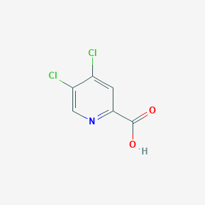 molecular formula C6H3Cl2NO2 B1331721 4,5-二氯吡啶甲酸 CAS No. 73455-13-7