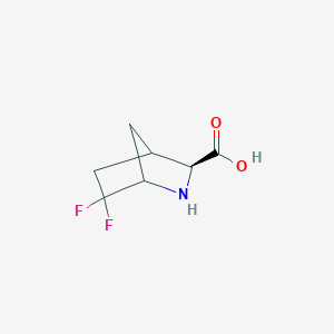 (3S)-6,6-Difluoro-2-azabicyclo[2.2.1]heptane-3-carboxylic acid