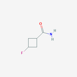 3-Fluorocyclobutane-1-carboxamide