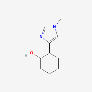 2-(1-Methyl-1H-imidazol-4-yl)cyclohexan-1-ol