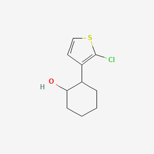 2-(2-Chlorothiophen-3-yl)cyclohexan-1-ol