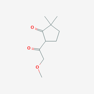 5-(2-Methoxyacetyl)-2,2-dimethylcyclopentan-1-one