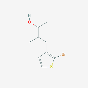 4-(2-Bromothiophen-3-yl)-3-methylbutan-2-ol