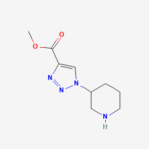 Methyl 1-(piperidin-3-yl)-1H-1,2,3-triazole-4-carboxylate