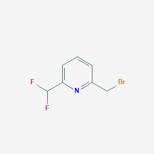 Pyridine, 2-(bromomethyl)-6-(difluoromethyl)-