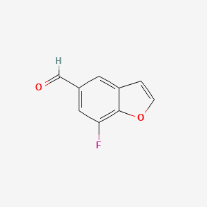 7-Fluoro-1-benzofuran-5-carbaldehyde