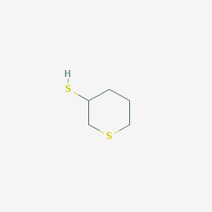 molecular formula C5H10S2 B13317629 Thiane-3-thiol 