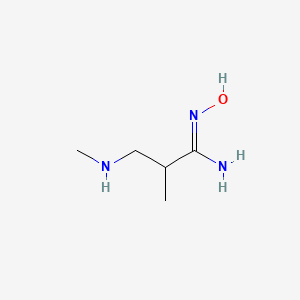 N'-hydroxy-2-methyl-3-(methylamino)propanimidamide