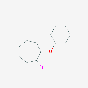 1-(Cyclohexyloxy)-2-iodocycloheptane